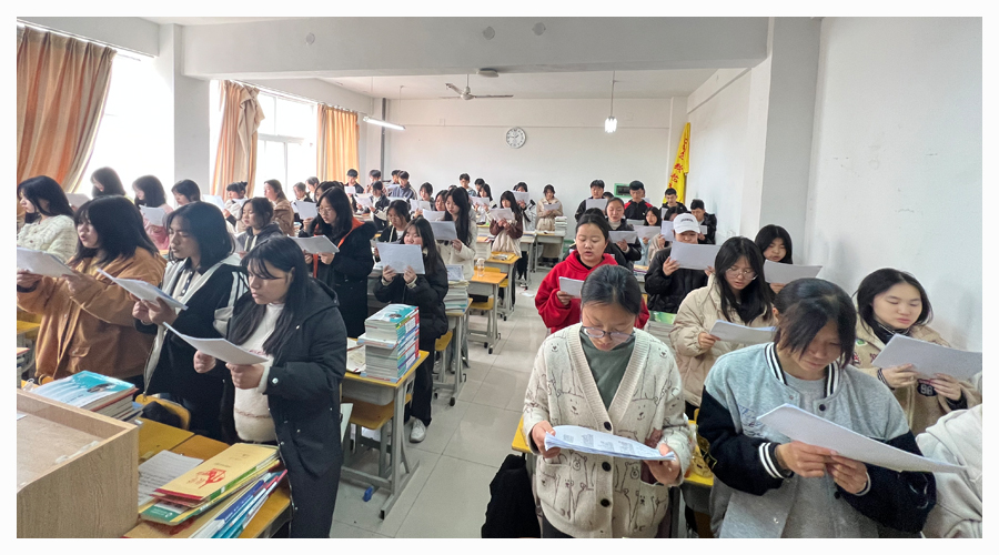 我校积极开展“课前一支歌”活动 我校积极开展“课前一支歌”活动