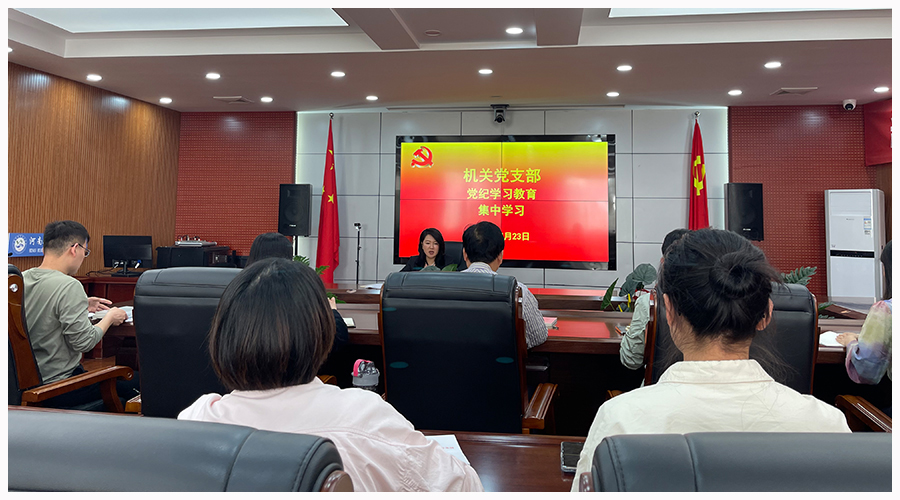 我校各党支部积极开展党纪学习教育工作